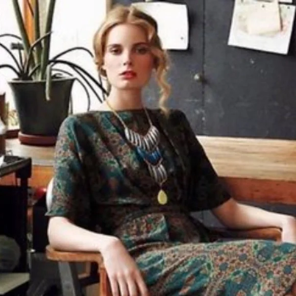 Anthropologie Dresses Anthropologie Nieves Lavi Silk Dress